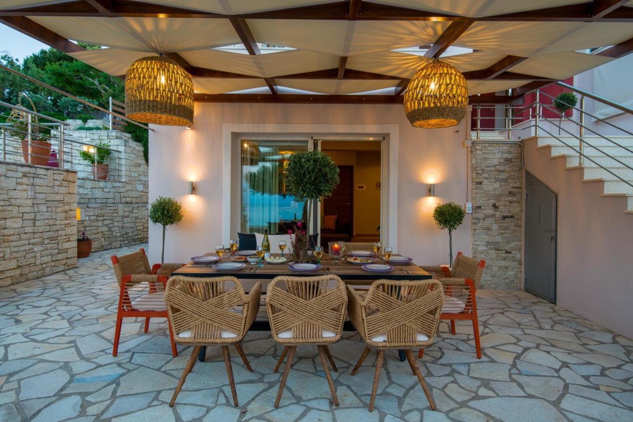 Villa Terra Del Nonno With Sea Views & Pool Гайос Экстерьер фото