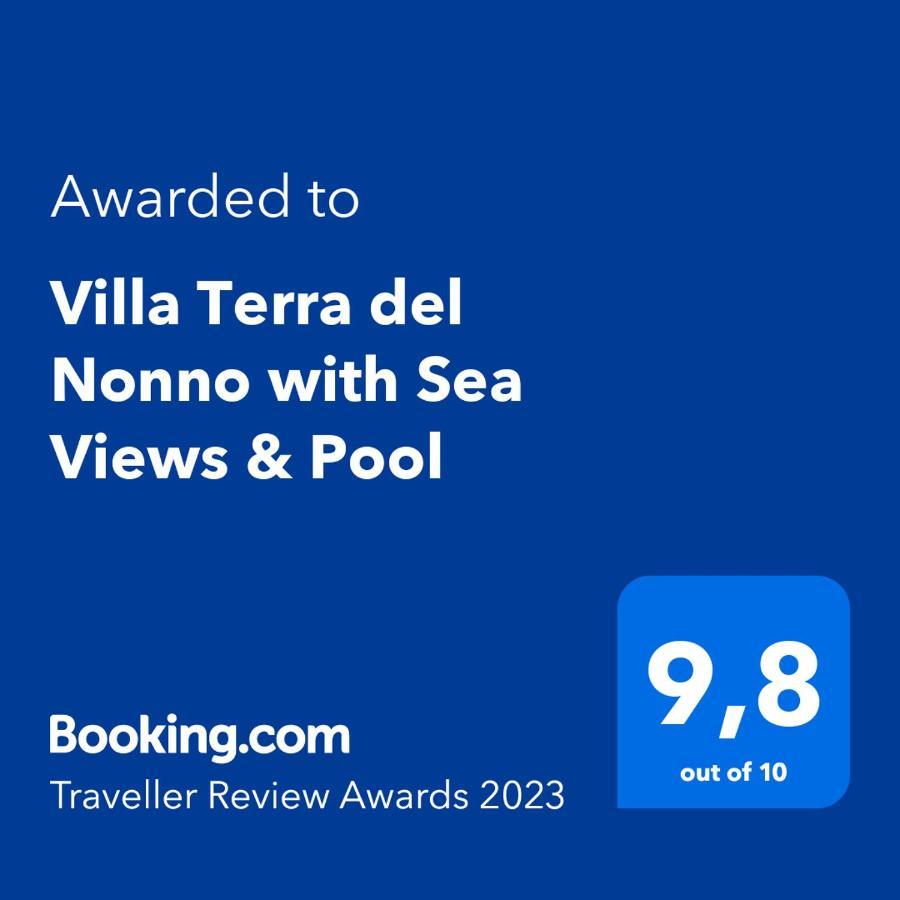 Villa Terra Del Nonno With Sea Views & Pool Гайос Экстерьер фото